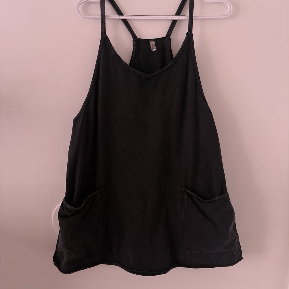 Black free people romper dress
